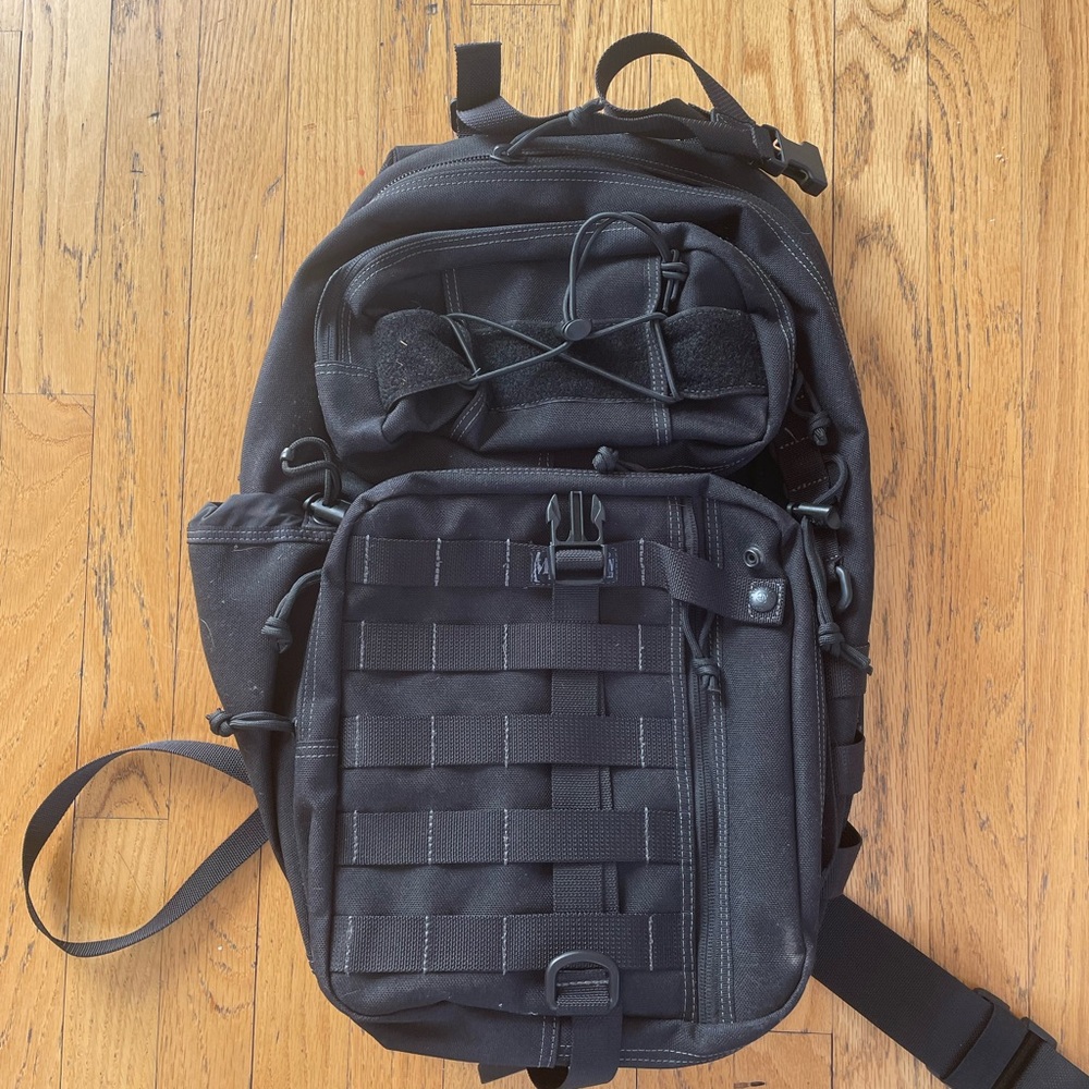 Black Tactical Backpack